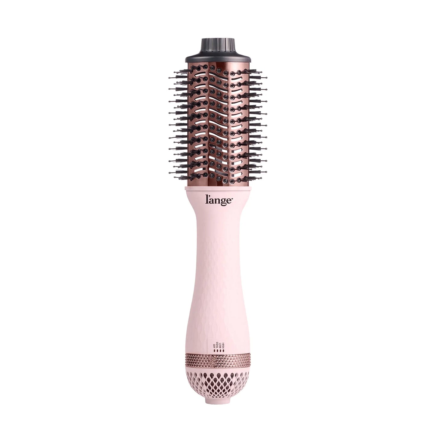 L'ANGE HAIR - Le Volume 2-In-1 Titanium Blow Dryer Brush | Frizz Control Blowout Hair Dryer Brush for Drying and Straightening | Volumizing Hot Air Styler for All Hairstyles, Storage, Multifunctional Hair Dryer, Handle