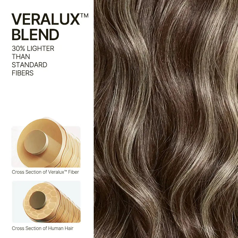 [New Arrival]Frodio Veralux™ Blend Human Hair Loose Wave Wig 9X6 Lace Brown Blonde Highlight | Wear & Go Glueless Wigs Beginner Friendly