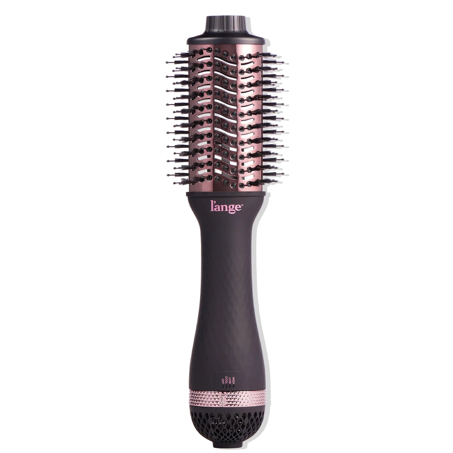 L'ANGE HAIR - Le Volume 2-In-1 Titanium Blow Dryer Brush | Frizz Control Blowout Hair Dryer Brush for Drying and Straightening | Volumizing Hot Air Styler for All Hairstyles, Storage, Multifunctional Hair Dryer, Handle