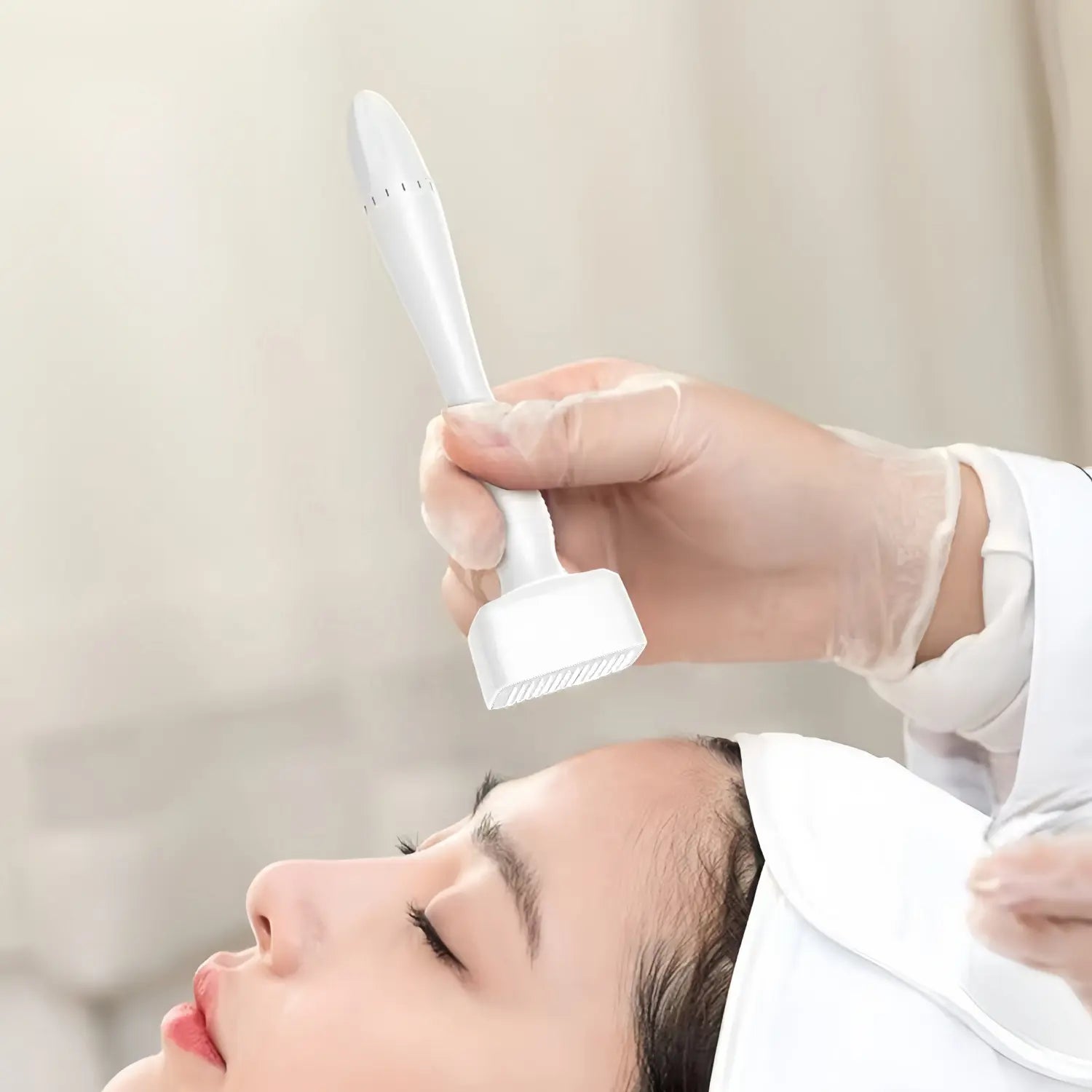 Tool for Skin Care Ergonomic Handle Premium Quality Materialsportable Friendly for Beginners White Skincarecomfort Roller